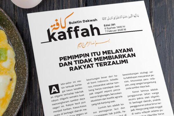 Edisi 381 – Pemimpin Itu Melayani Dan Tidak Membiarkan Rakyat Terzalimi